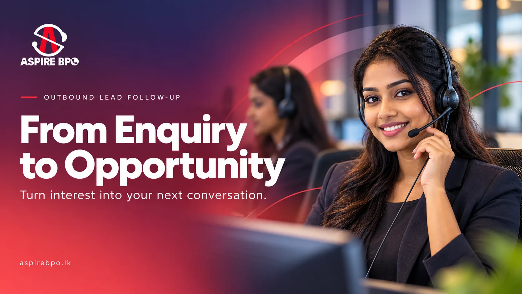 Outbound Calling, Lead Follow-Up, Telesales, Lead Qualification, Sales Conversion, Sri Lanka, Aspire BPO